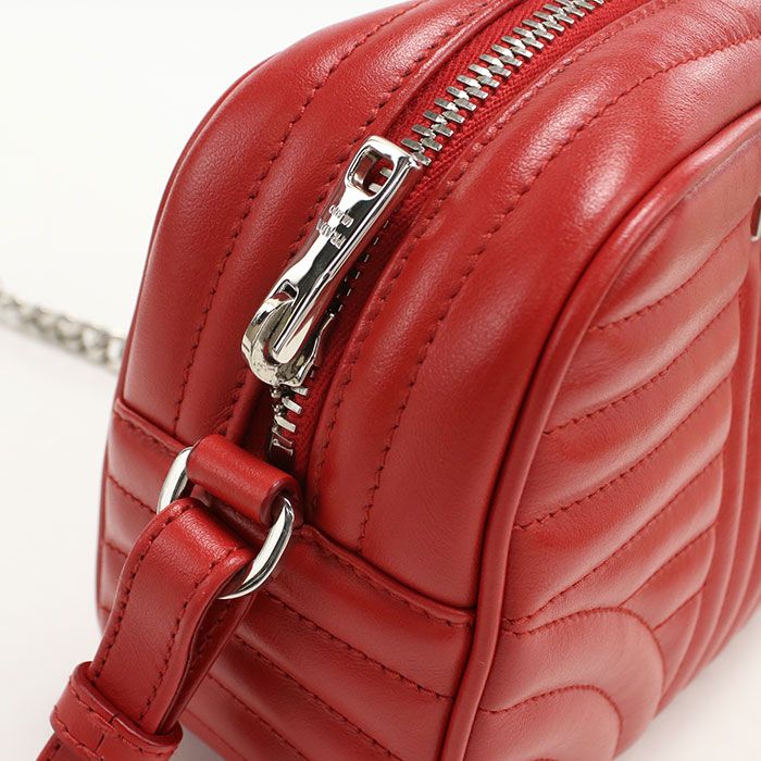 Prada Chain Diagram Shoulder Bag Leather — view 7