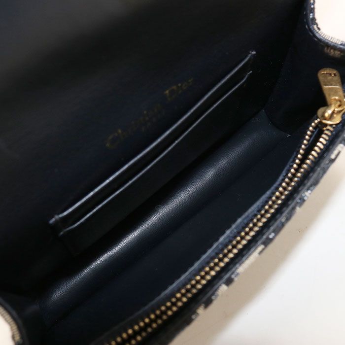 Dior Belt Pouch Saddle Bag Jacquard — view 3