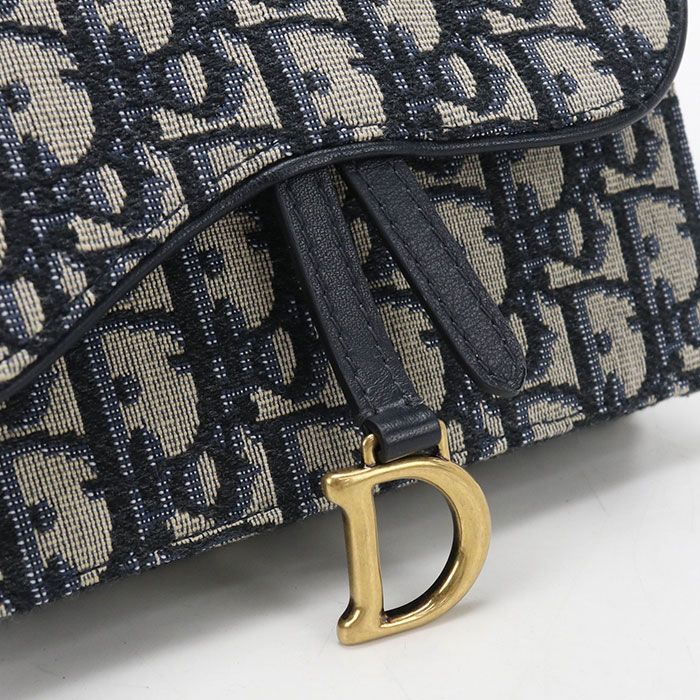 Dior Belt Pouch Saddle Bag Jacquard — view 6