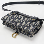 Dior Belt Pouch Saddle Bag Jacquard — view 2