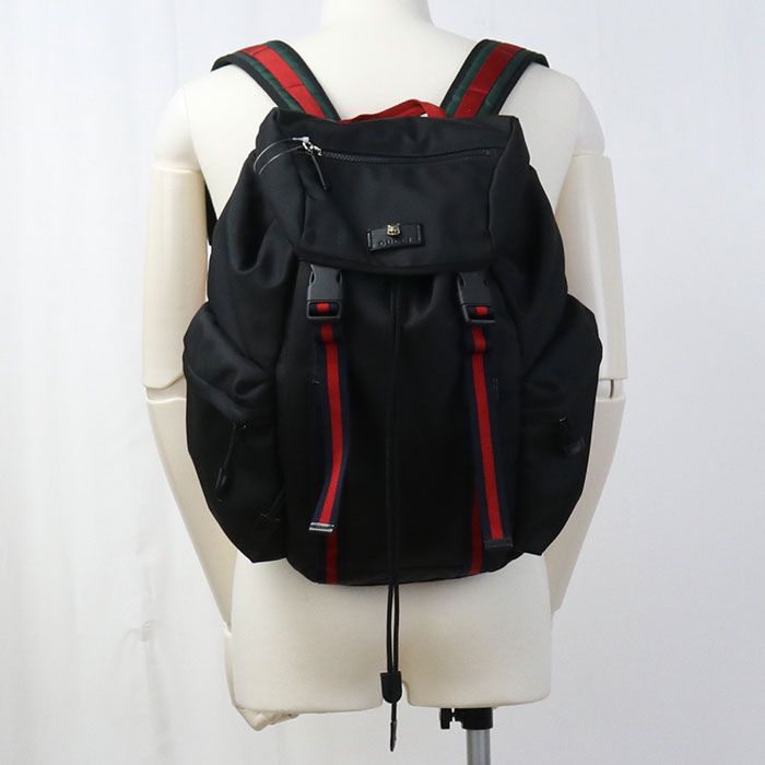 Gucci Techno Canvas Cat Head Backpack — view 8