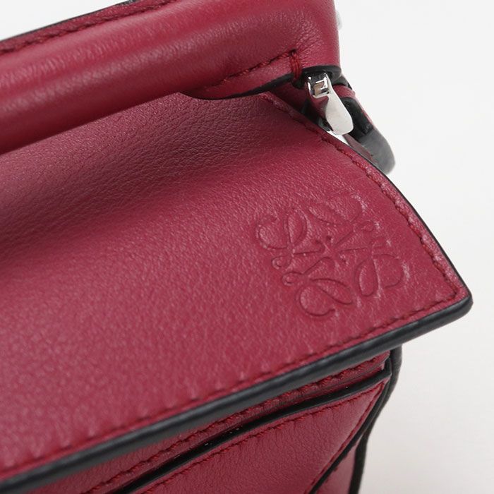 Loewe Puzzle Bag Mini 2-Way Handbag Calf — view 4