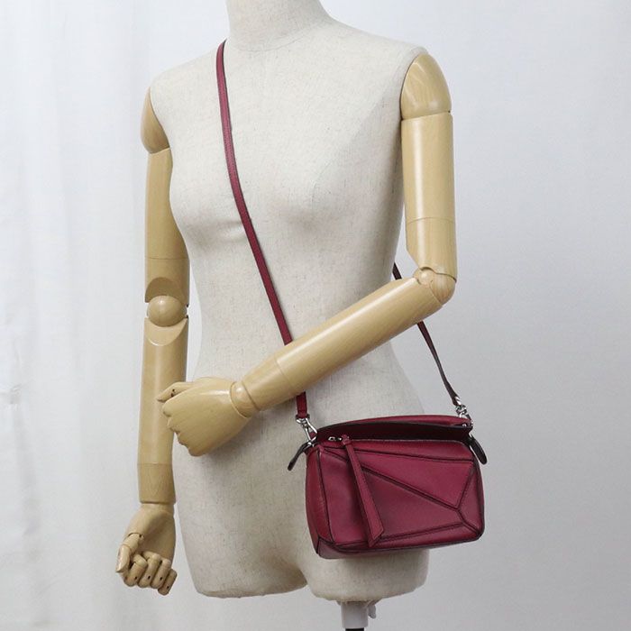 Loewe Puzzle Bag Mini 2-Way Handbag Calf — view 8
