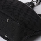 Gucci Hand Bag Handbag GG Canvas Black — view 7