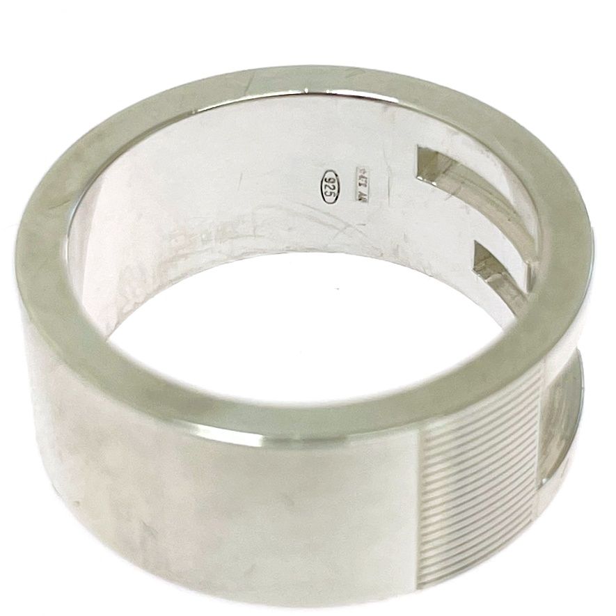 Gucci Silver Logo Ring 925 Engraved — view 8