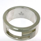 Gucci Silver Logo Ring 925 Engraved