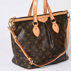 Louis Vuitton Palermo PM Handbag Monogram Leather Gold — view 3