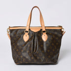 Louis Vuitton Palermo PM Handbag Monogram Leather Gold — view 2