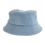 Chanel Logo Bucket Hat Denim Blue Shallow No String Sequins — view 3