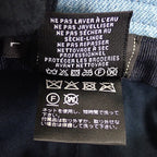 Chanel Logo Bucket Hat Denim Blue Shallow No String Sequins — view 9