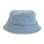 Chanel Logo Bucket Hat Denim Blue Shallow No String Sequins — view 2