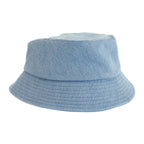 Chanel Logo Bucket Hat Denim Blue Shallow No String Sequins — view 4