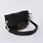 Gucci Bag Double G GG Logo Leather Black Gold — view 3