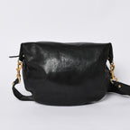 Gucci Bag Double G GG Logo Leather Black Gold — view 2