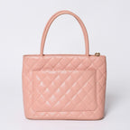 Chanel Reissue Tote Handbag CC Logo Caviar Leather Pink — view 2