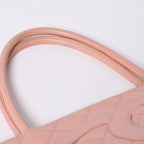 Chanel Reissue Tote Handbag CC Logo Caviar Leather Pink — view 6