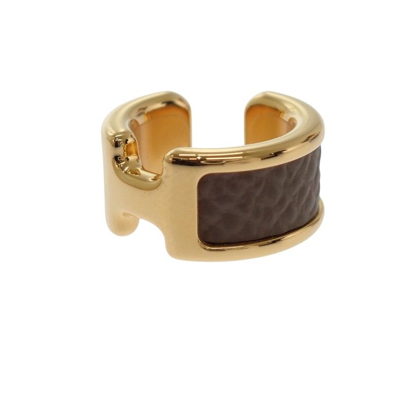 Hermes Olympe PM for Earrings Veau Epsom Etoupe Gold — view 2