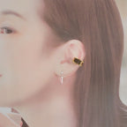 Hermes Olympe PM for Earrings Veau Epsom Etoupe Gold — view 8