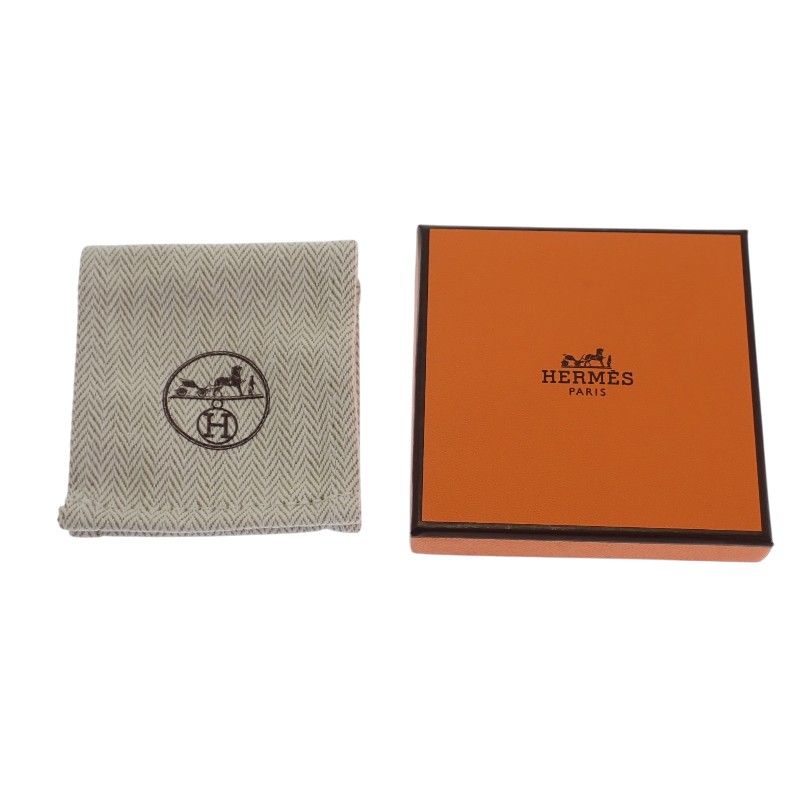Hermes Olympe PM for Earrings Veau Epsom Etoupe Gold — view 9