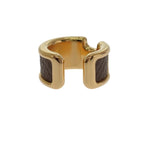 Hermes Olympe PM for Earrings Veau Epsom Etoupe Gold — view 4