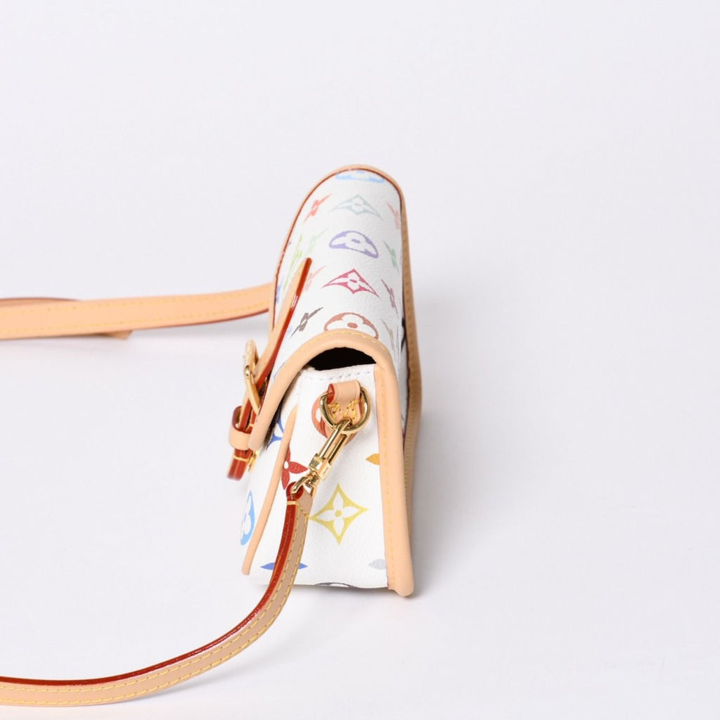 Louis Vuitton Monogram Multicolor Blanc Nano Diane Shoulder Bag — view 4