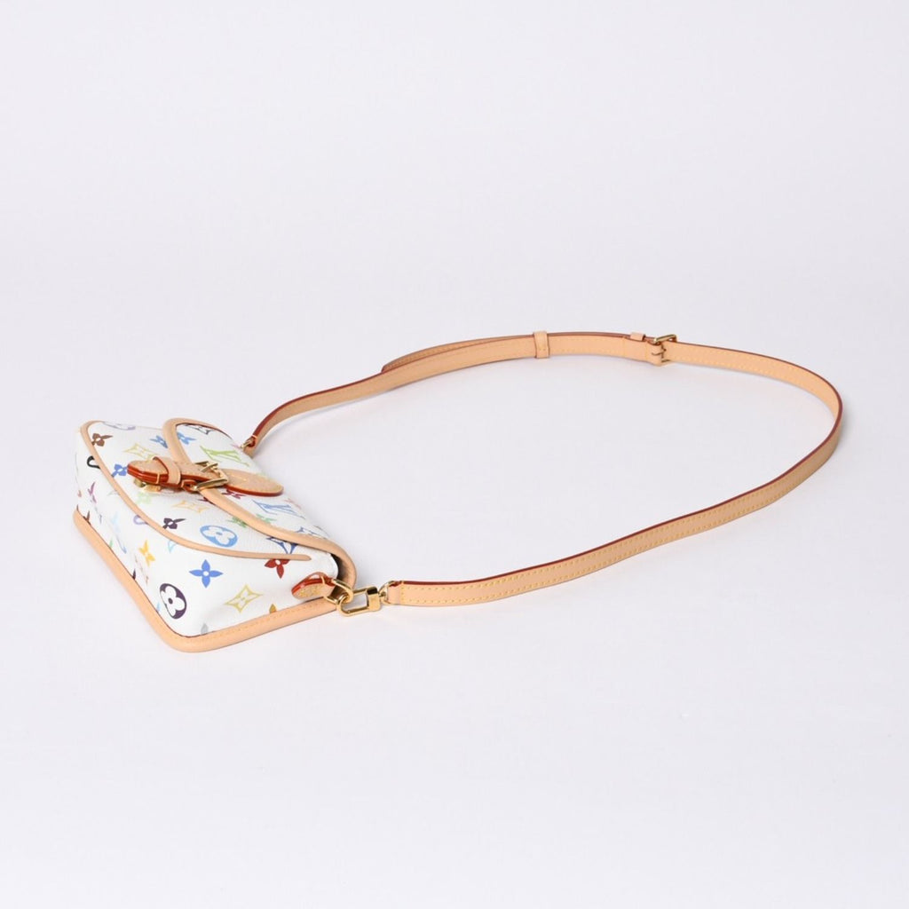 Louis Vuitton Monogram Multicolor Blanc Nano Diane Shoulder Bag — view 6