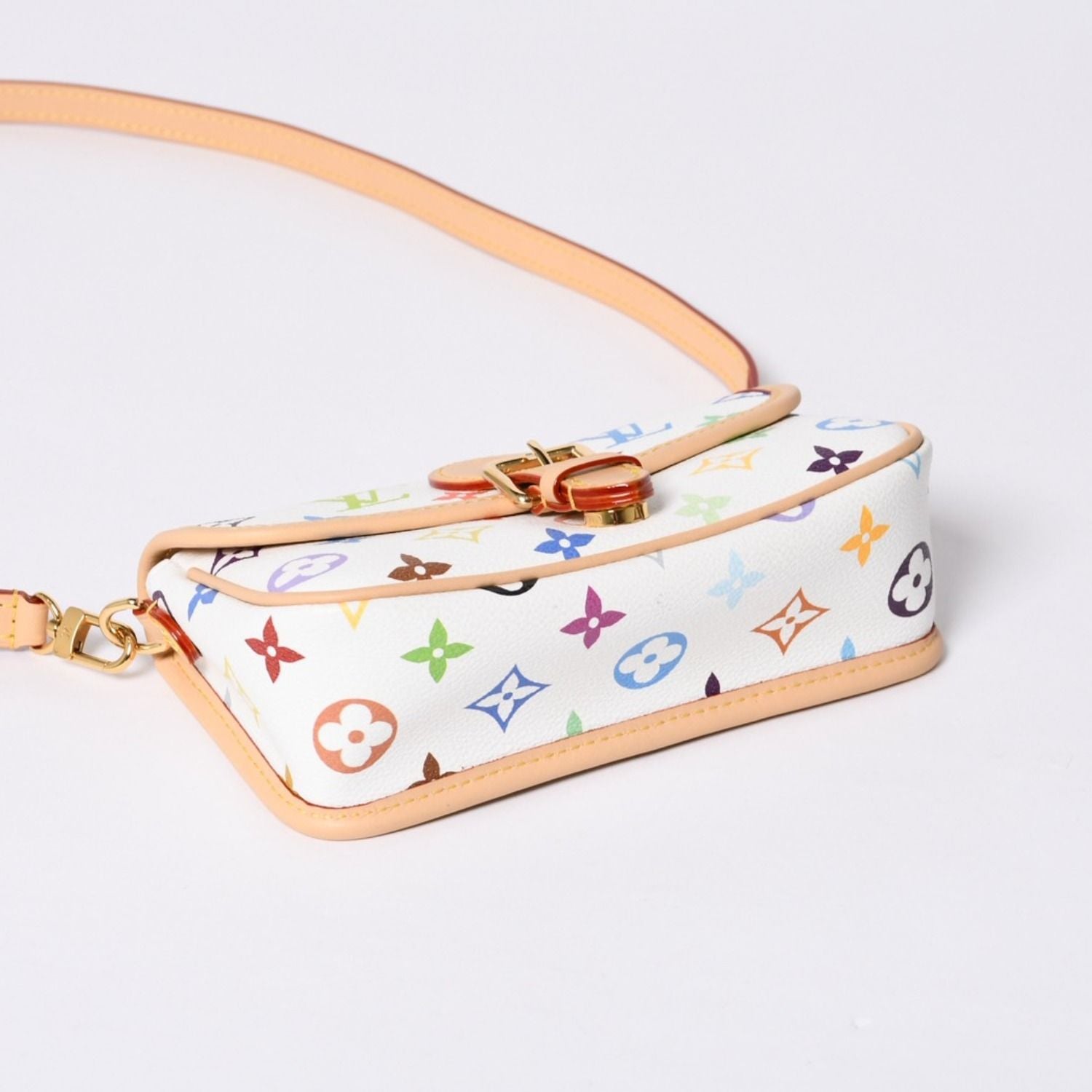 Louis Vuitton Monogram Multicolor Blanc Nano Diane Shoulder Bag — view 7