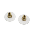 Chanel CC Logo Earrings 2-Way Faux Pearl Gold — view 8