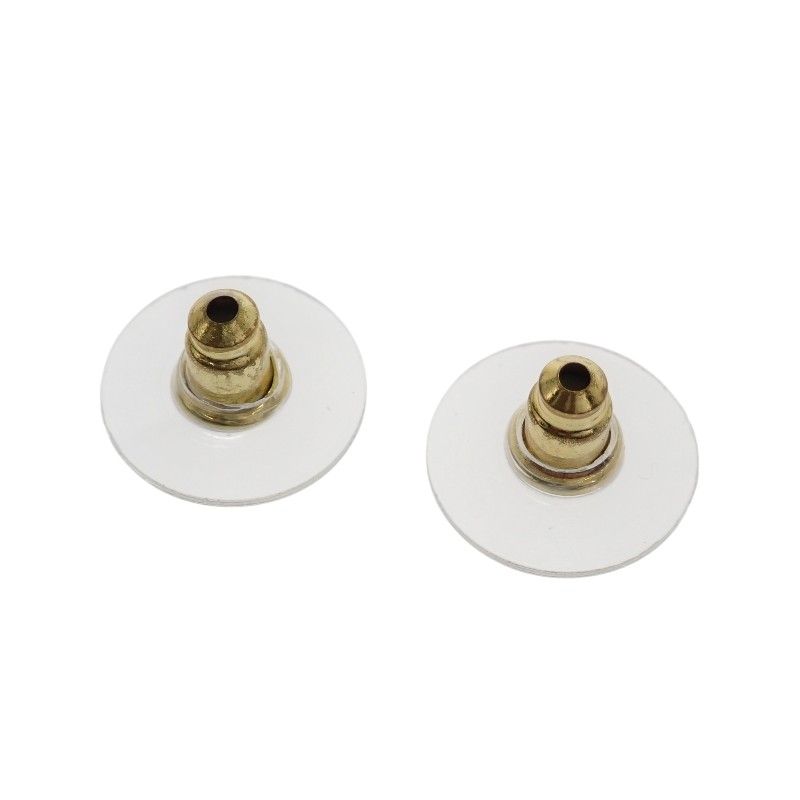Chanel CC Logo Earrings 2-Way Faux Pearl Gold — view 8