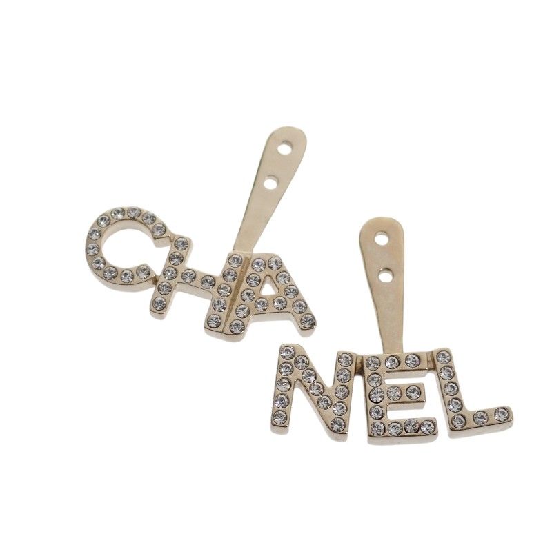 Chanel CC Logo Earrings 2-Way Faux Pearl Gold — view 7
