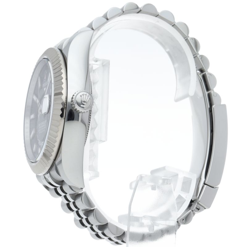 Rolex Sky Dweller Watch Jubilee Blue Box 18k White Gold SS Polished — view 3