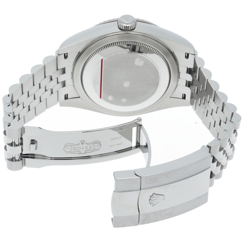 Rolex Sky Dweller Watch Jubilee Blue Box 18k White Gold SS Polished — view 5