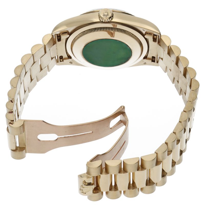 Rolex Day Date Watch Diamond Box 18k Yellow Gold Champagne Gold Polished — view 5