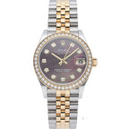 Rolex Datejust 31 Boys Watch Diamond Bezel Black Shell — view 2