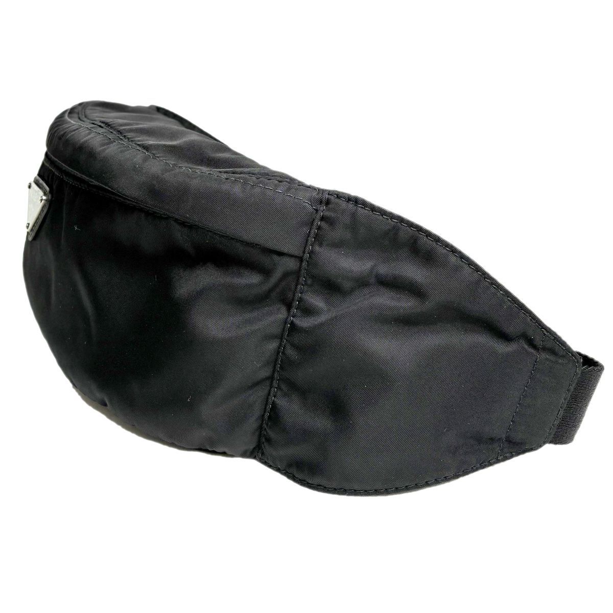 Prada Re-Nylon Belt Bag Black Waist — view 6
