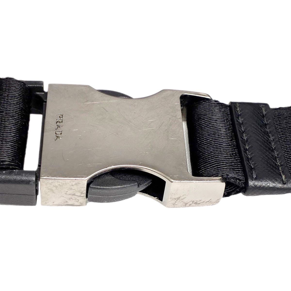Prada Re-Nylon Belt Bag Black Waist — view 8