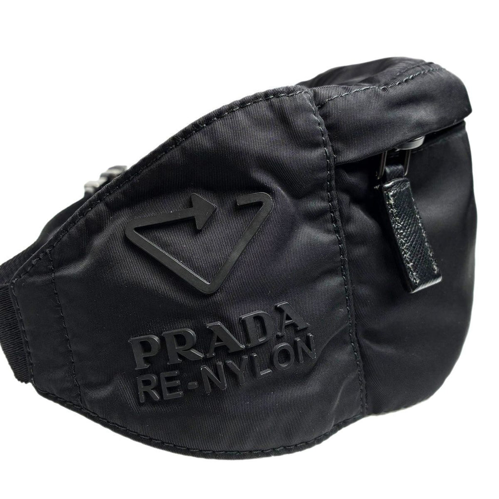 Prada Re-Nylon Belt Bag Black Waist — view 5