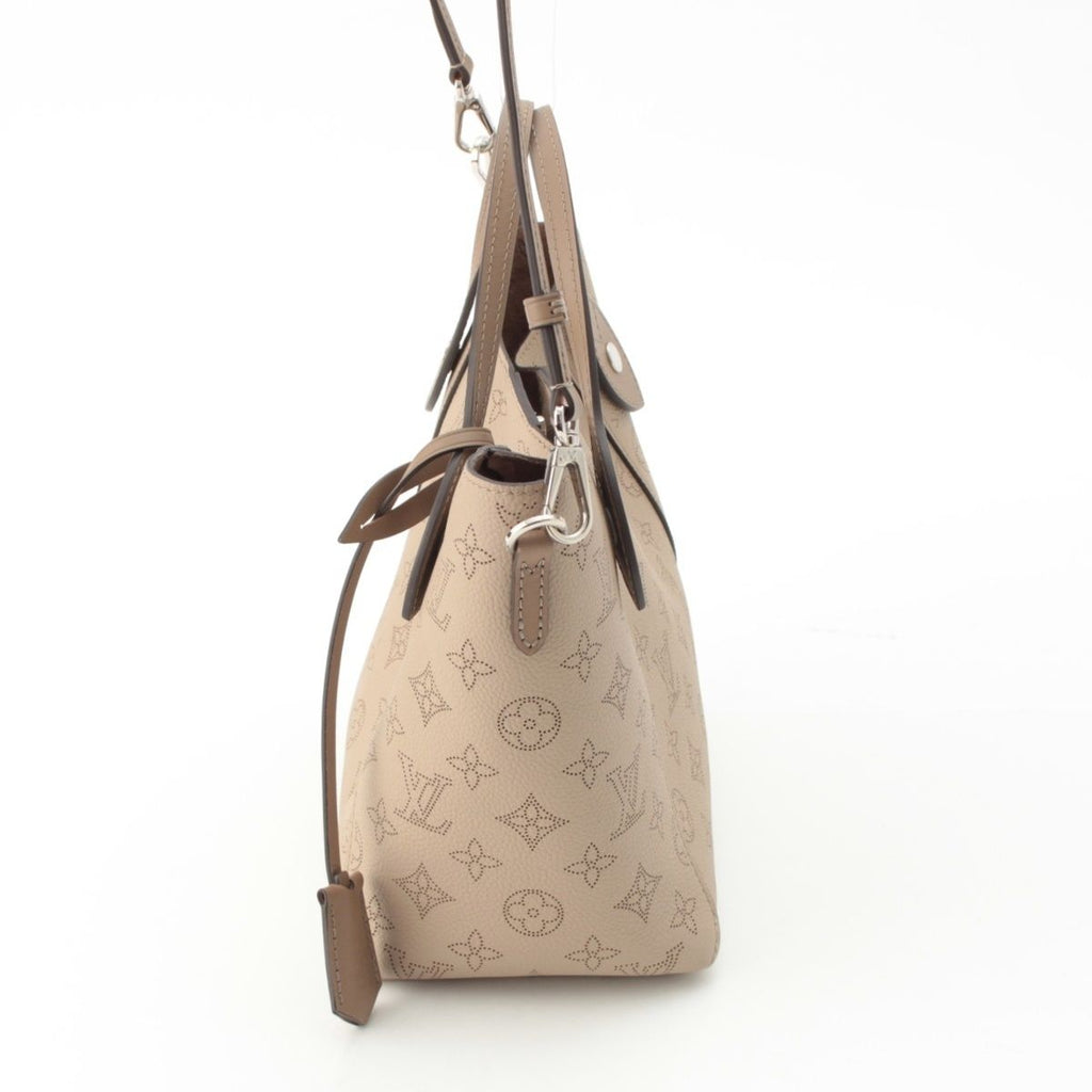 Louis Vuitton Monogram Mahina Leather Hina PM 2-Way Shoulder Tote Handbag Gare — view 3