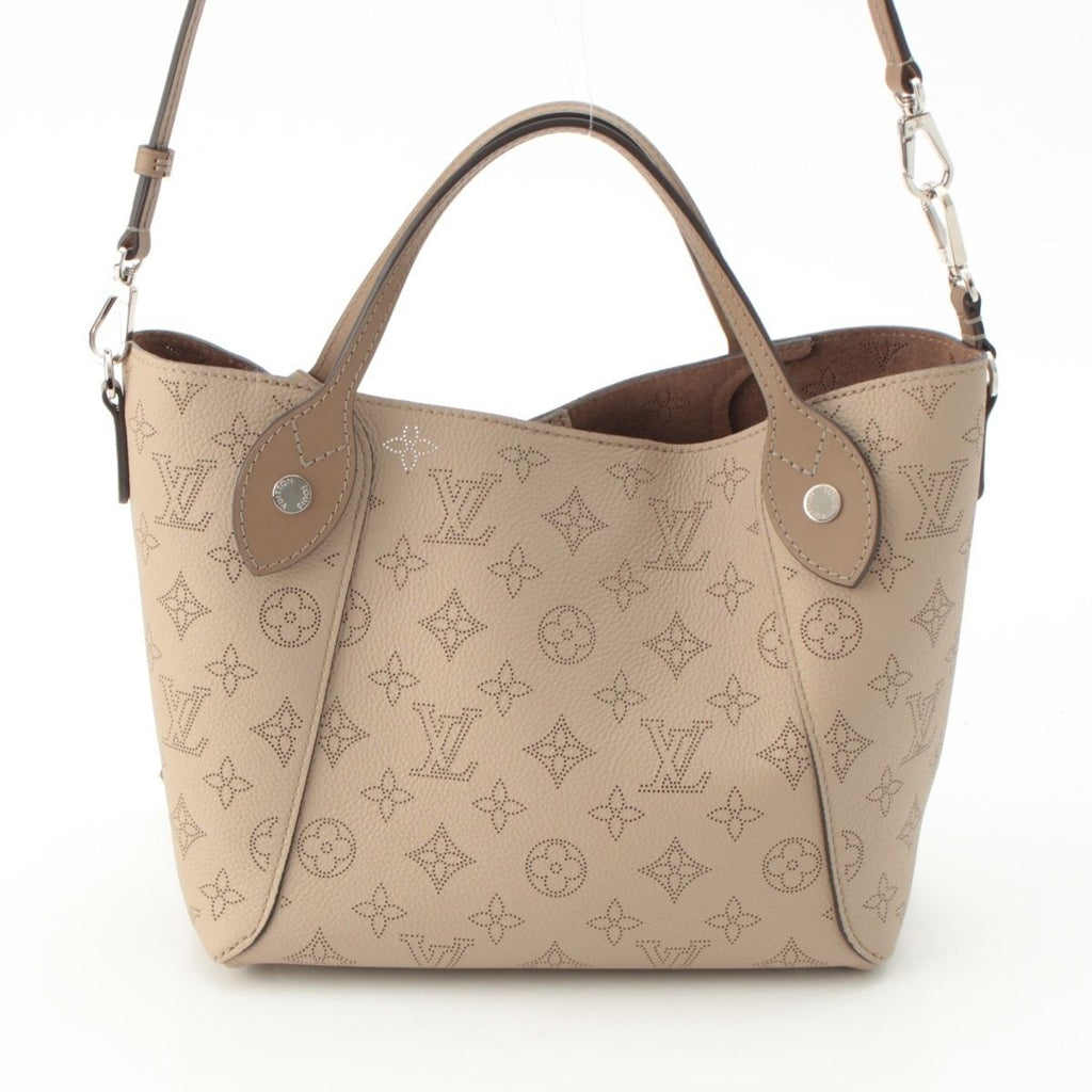 Louis Vuitton Monogram Mahina Leather Hina PM 2-Way Shoulder Tote Handbag Gare — view 4