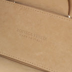 Bottega Veneta Leather Maxi Intrecciato Mini Arco 2-Way Handbag Beige — view 7