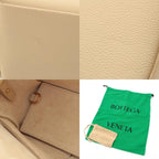Bottega Veneta Leather Maxi Intrecciato Mini Arco 2-Way Handbag Beige — view 9