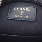 Chanel Quilted Tweed CC Logo Round Chain Shoulder Bag Gold Purple — view 7