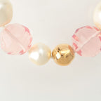 Chanel Collection Metal & Costume Pearl CC Logo Necklace Multicolor — view 5