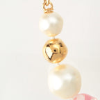 Chanel Collection Metal & Costume Pearl CC Logo Necklace Multicolor — view 3