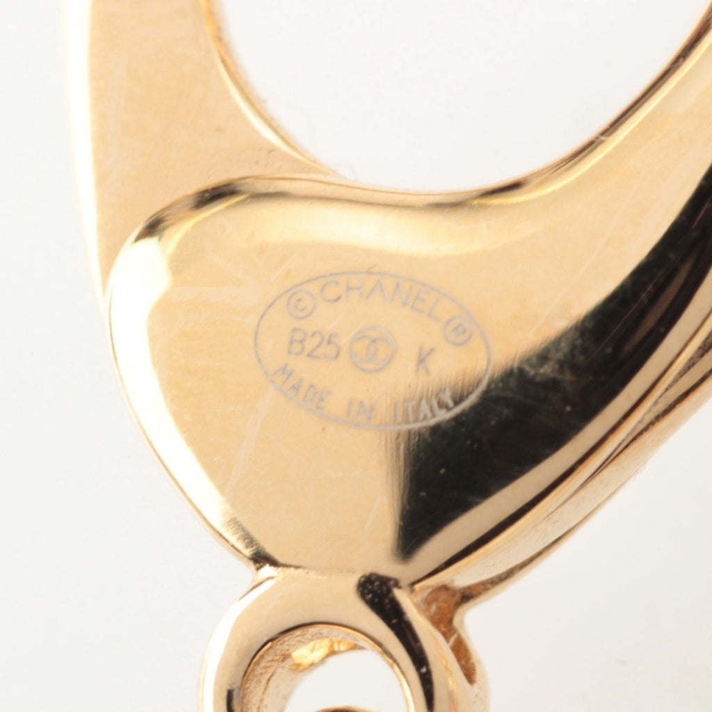 Chanel Collection Metal & Costume Pearl CC Logo Necklace Multicolor — view 8