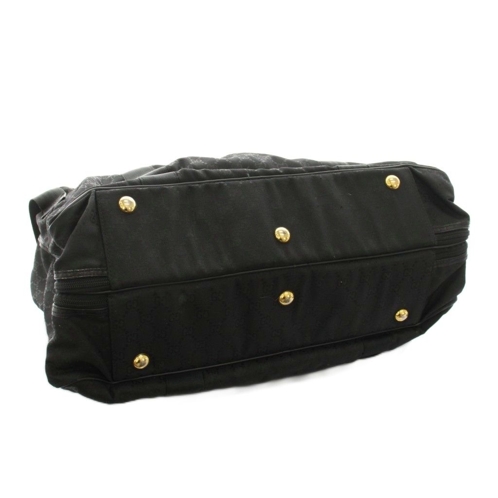 Gucci Boston Bag 2-Way GG Canvas Black YT — view 4