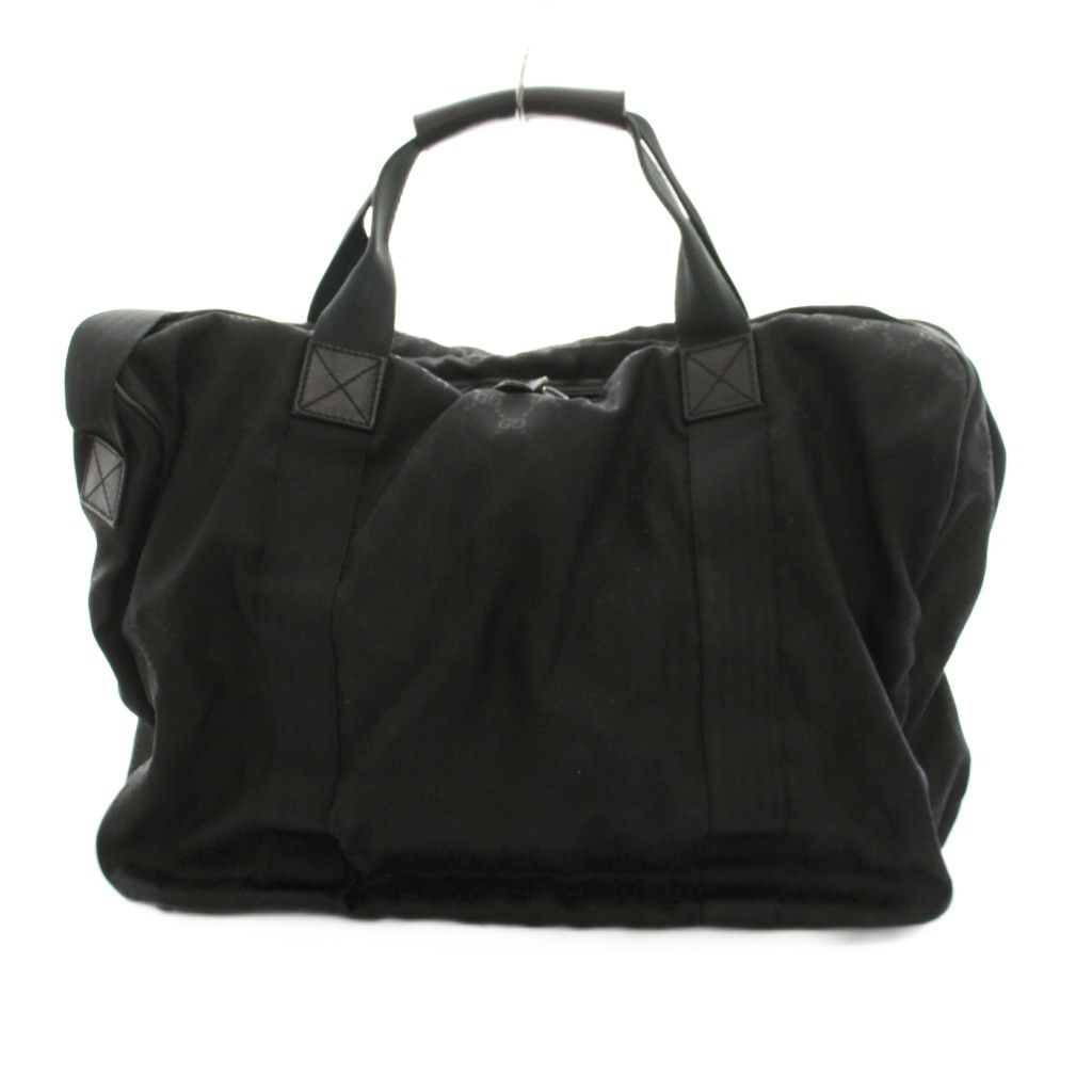 Gucci Boston Bag 2-Way GG Canvas Black YT — view 3