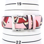 Gucci Watch Timeless 126.4 Snake Pattern Pink Dial SS Leather Strap Quartz — view 9