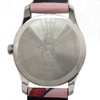 Gucci Watch Timeless 126.4 Snake Pattern Pink Dial SS Leather Strap Quartz — view 4