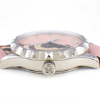 Gucci Watch Timeless 126.4 Snake Pattern Pink Dial SS Leather Strap Quartz — view 2